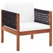 Garden Chairs 2 pcs Solid Acacia Wood