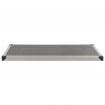 Outdoor Shower Tray WPC Stainless Steel 110x62 cm Grey