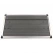 Outdoor Shower Tray WPC Stainless Steel 110x62 cm Grey