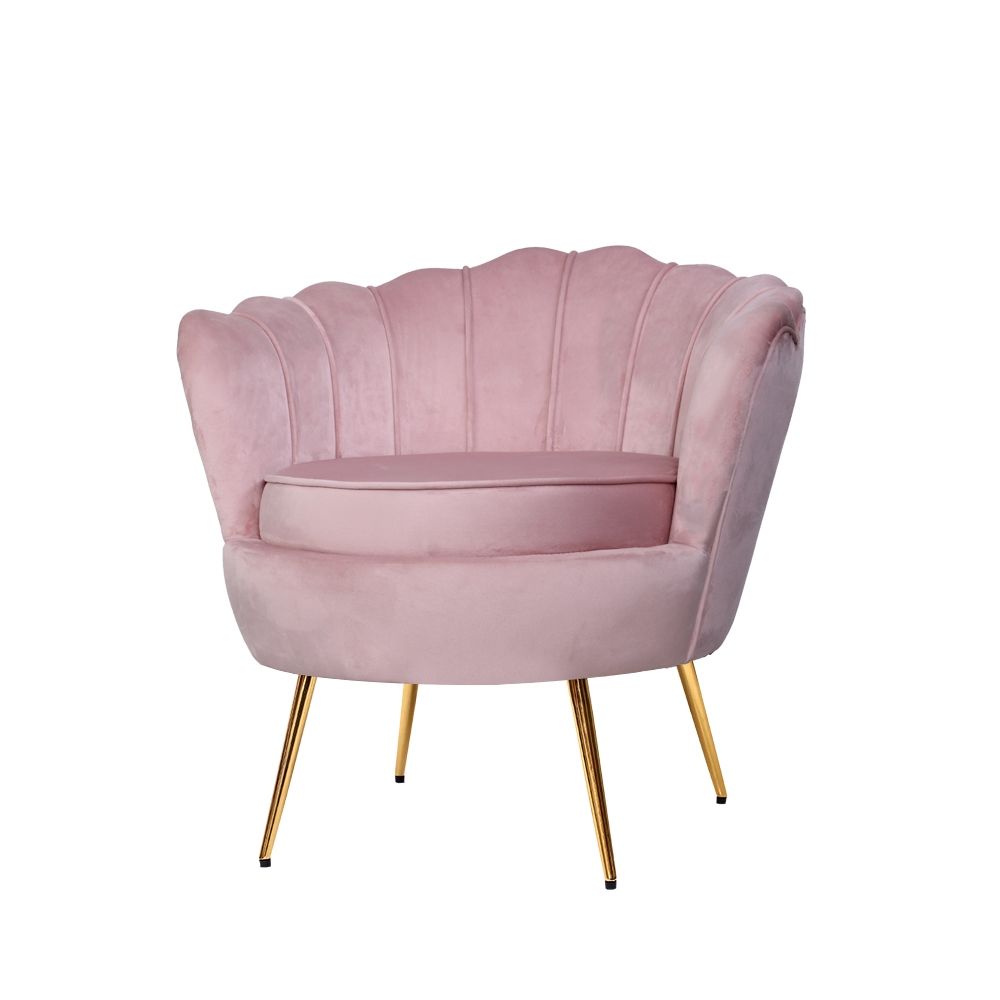 Artiss Armchair Velvet Pink Callista