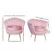Artiss Armchair Velvet Pink Callista