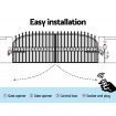 LockMaster Swing Gate Opener Double Automatic Electric Kit Remote Control 1000KG