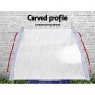 Instahut Window Door Awning Canopy 1.5mx2m Transparent Sheet Grey Plastic Frame