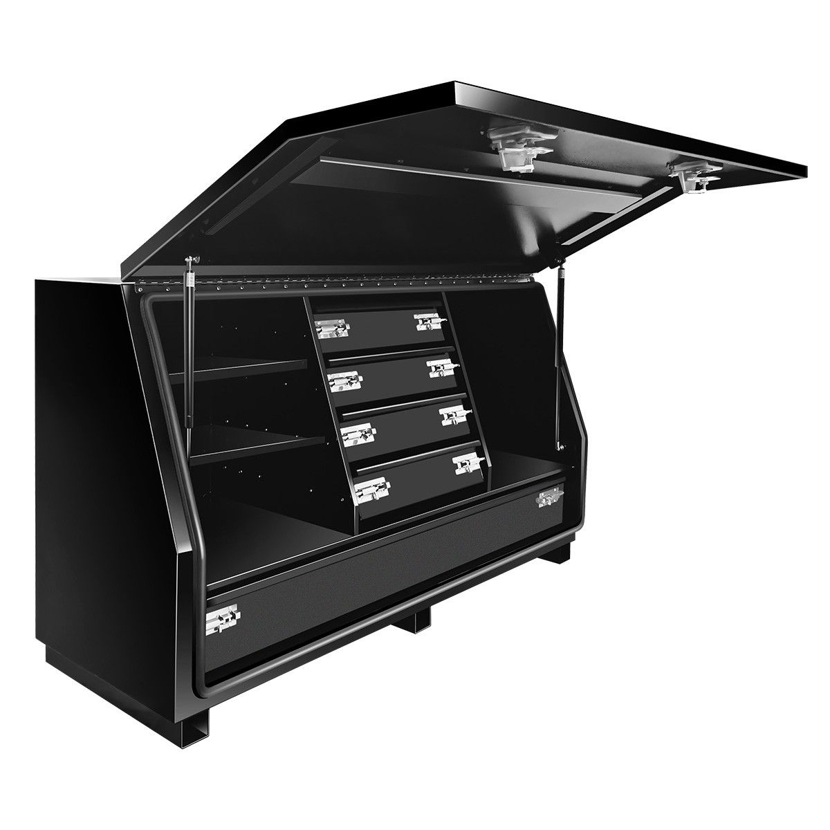 Truck Ute Steel Tool Boxes Storage Checker Plate Toolbox 140cm x 50cm x