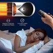 New Maxkon 2000W Carbon Fibre Infrared Heater Instant Heat Outdoor Patio Strip Heater Remote Control