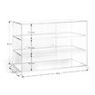 Acrylic Bakery Cake Display Cabinet Donuts Cupcake Pastries 3-Tier Large 5mm Thick