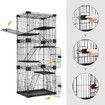 Large Cat Cage House Pet Crate Rabbit Bunny Hutch Ferret Kennel Playpen Home Wired 5 Tiers