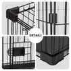 Petscene L Size Wire Dog Cat Cage Crate Pet Enclosure 940x700x760mm