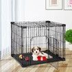 Petscene L Size Wire Dog Cat Cage Crate Pet Enclosure 940x700x760mm
