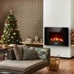 MAXKON Wall Mounted 1800W Electric Fireplace Heater LED Flames w/ Remote Control 