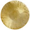 Coffee Table Hammered Aluminium 70x30 cm Brass