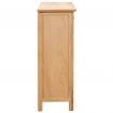 Wine Cabinet 72x32x90 cm Solid Oak Wood