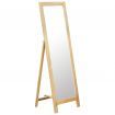 Freestanding Mirror 48x46.5x150 cm Solid Oak Wood