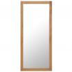 Mirror 50x140 cm Solid Oak Wood