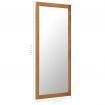 Mirror 50x140 cm Solid Oak Wood