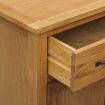 Shoe Cabinet 76x37x105 cm Solid Oak Wood