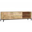 TV Cabinet 145x30x41 cm Solid Mango Wood