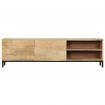 TV Cabinet 145x30x41 cm Solid Mango Wood