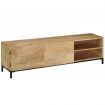 TV Cabinet 145x30x41 cm Solid Mango Wood