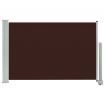 Patio Retractable Side Awning 60x300 cm Brown