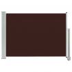 Patio Retractable Side Awning 80x300 cm Brown