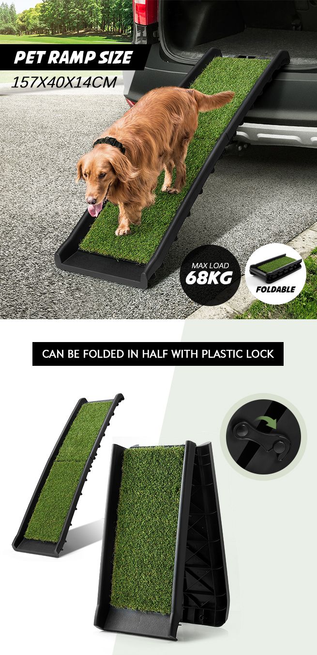 Dog Ramp Car Stairs Puppy Steps Doggy Pet Climbing Ladder Artificial ...