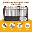 Dog Cage Crate Cat Kennel Doggy Playpen Puppy Enclosure Pet Home House Toilet Tray Wired XL