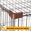 Dog Cage Crate Cat Kennel Doggy Playpen Puppy Enclosure Pet Home House Toilet Tray Wired XL