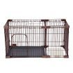 Dog Cage Crate Cat Kennel Doggy Playpen Puppy Enclosure Pet Home House Toilet Tray Wired XL