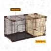 Dog Cage Cat Crate Doggy Kennel Puppy Playpen Enclosure Pet House Home Toilet Tray Wired L