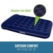 Bestway Queen Air Bed Inflatable Mattress Built-in Foot Pump Pillow Camping