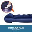 Bestway Queen Air Bed Inflatable Mattress Built-in Foot Pump Pillow Camping