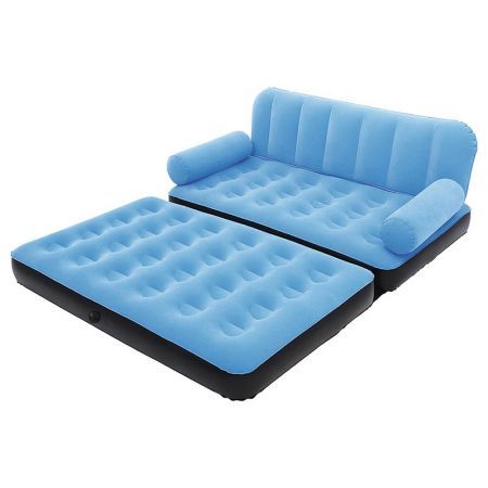 Bestway Air Couch Chair Air Sofa Bed Inflatable Mattresses Sleeping Mats AC Air Pump Blue