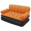 Bestway Air Couch Chair Air Sofa Bed Inflatable Mattresses Sleeping Mats AC Air Pump Orange