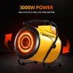 2-in-1 3000W Portable Electric Industrial Fan Heater Free Standing Carpet Dryer SAA Yellow