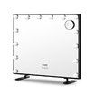 Makeup Mirror 14 LED Lights Hollywood Style Touch Control Vanity Mirror Black Maxkon