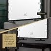Makeup Mirror 14 LED Lights Hollywood Style Touch Control Vanity Mirror Black Maxkon