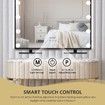 Makeup Mirror 14 LED Lights Hollywood Style Touch Control Vanity Mirror Black Maxkon