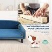 Dog Bed Luxury Sofa Cat Couch Doggy Chaise Puppy Kitten Lounge Pet Furniture Soft Cushioned XL