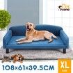 Dog Bed Luxury Sofa Cat Couch Doggy Chaise Puppy Kitten Lounge Pet Furniture Soft Cushioned XL