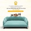 Raised Dog Bed Cat Couch Puppy Lounge Doggy Soft Cushioned Sofa Pet Chaise Furniture XL