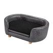 Large Dog Bed Luxury Cat Bed Doggy Soft Sofa Puppy Lounge Cushioned Couch Pet Furniture PVC Leather