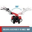 208cc Garden Tiller Cultivator 8HP 4 Stroke Rototiller