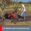 208cc Garden Tiller Cultivator 8HP 4 Stroke Rototiller