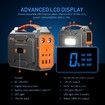 Portable 70200mAh 100W Solar Generator Power Station Battery Backup 