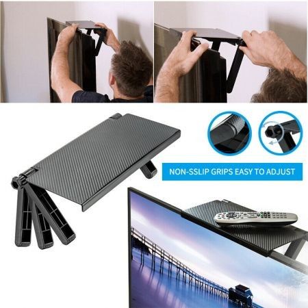 TV Top Shelf for Cable Box, Computer 
