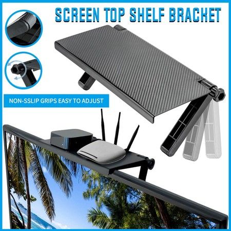 TV Top Shelf for Cable Box, Computer 