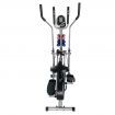 Workoutwiz Elliptical Cross Trainer Exercise Bike with 10 Pound Dumbbell