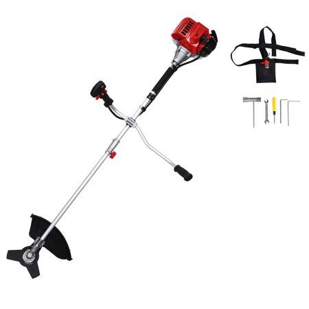 Kuller Grass Trimmer Brush Cutter - Petrol 4 Stroke Engine, Portable Garden Tool