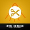 Kuller Replacement Plastic Blade - for Cordless Grass Trimmer Lawn Cutter, 10pcs